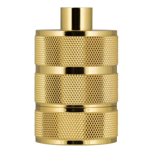 [H60011] Antik E27 pærefatning - Guld
