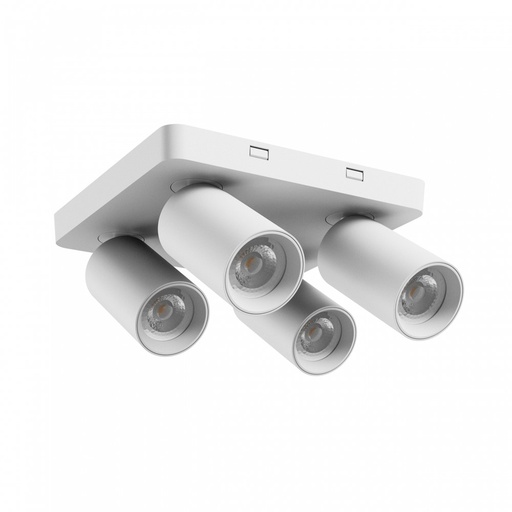 [33103-0] Madara Loftslampe i Hvid til 4 GU10 Pærer - IP20, 230V - 220x220x134mm