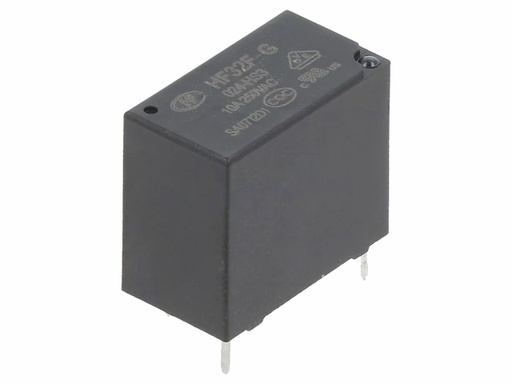 [H36405] Subminiature relæ - 24VDC / 10A-250VAC, 1 x slutte (SPST-NO)