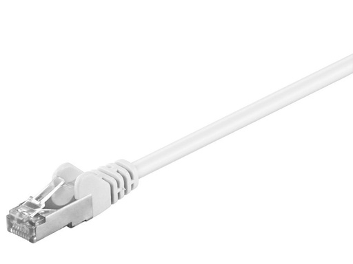 [H36912] S/FTP netværkskabel - CAT5e, 2xRJ45, Hvid (1m)