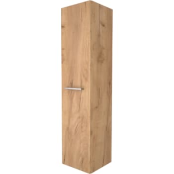 [786014138] Sanibell Basicline højskab med greb 150x35x35cm whiskey eg