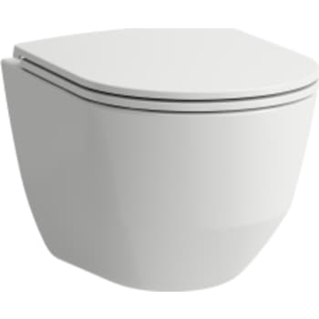 Laufen Pro kompakt væghængt toilet, uden skyllekant, hvid