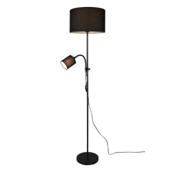 [6644103147] Owen Gulvlampe E27+E14 sort