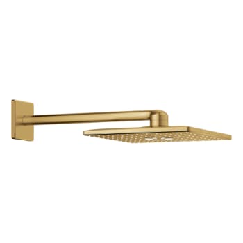 [736145418] Grohe hovedbruser 310x310mm 2stråletp m/br.arm messing børstet c