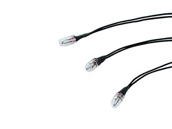 [H19117] Miniaturepære - 12V / 60mA, m. 140mm ledning (Ø3mm)