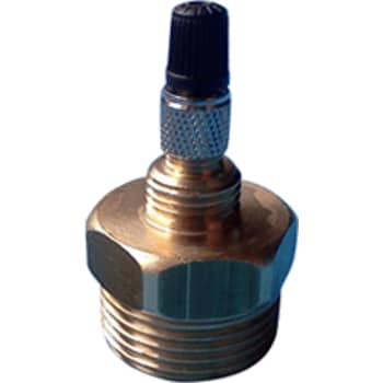 [745751002] 1/4" cykelpumpe ventil uden dækkappe