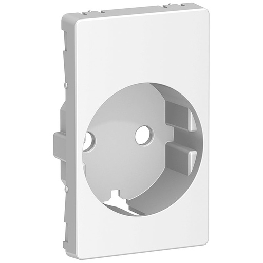 [1017060524] LK Fuga afdækning til 1½m stikkontakt med sidejord - lysegrå