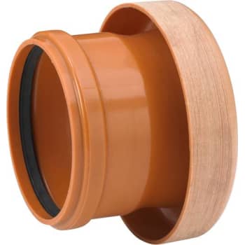 [195088165] Uponor 160 mm PVC-overgang til lermuffe, uden gummiring