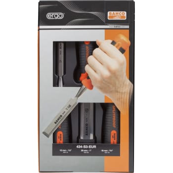[881741100] Bahco stemmejern, sæt med 12, 18 og 25 mm