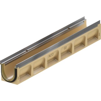 [221525011] ACO V100S SEAL IN 1000 mm rende 1 m/galv. karm, uden udløb/rist