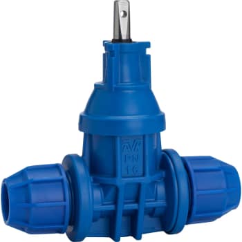 [954328471] AVK 63 mm servisventil POM, med Pentomech™ kopplingar, PN16