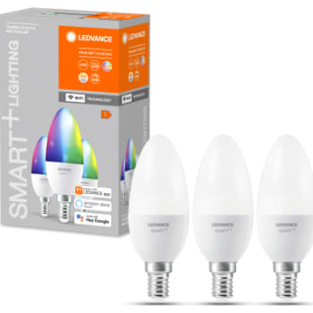 [5657040803] LEDVANCE SMART+ kerte 40W/RGBW mat E14 WiFi 3 pak