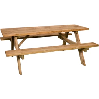 [241000100] NSH bordbænkesæt 1770 x 1550 x 700 mm, 42 mm trykimprægneret træ