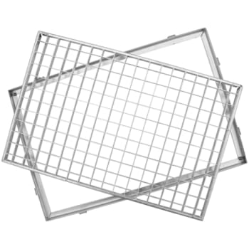 [221498404] ACO Vario 600 x 400 mm fodskraberist/ramme, 30/30 mm, galv.