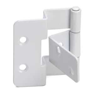 [894300210] Skabshængsel 60 x 16 mm, vendbar, hvid, 2 stk.