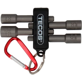 [881403995] Tecos gevind bit sæt M6/M8/M10/M12, 4 dele
