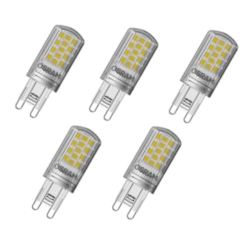 [5657050754] LED BASE PIN 4,2W/827 (40W) G9 5 PAK
