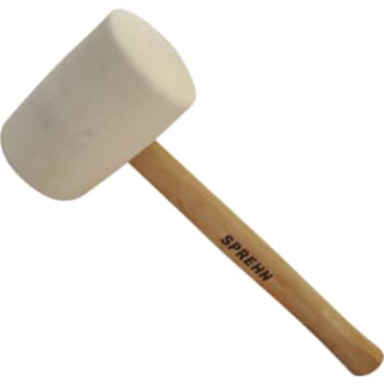 [881722802] Sprehn gummihammer hvid. Ø60 mm, 320 g