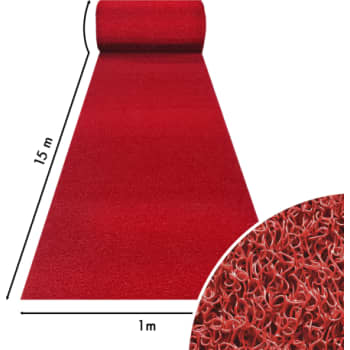 [881651651] Spaghettimåtte, rød, 1 x 15 m, 14 mm