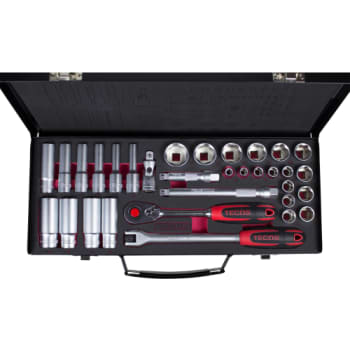 [881702645] Tecos topnøglesæt T-1039M, 3/8", 6-24 mm, 32 dele