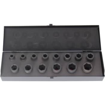 [881701969] Tecos krafttopsæt 1/2", 10 - 24 mm, 14 dele, 14 dele