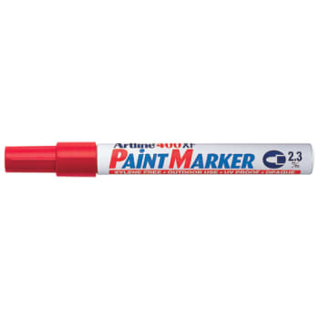 [881030588] Artline paintmarker 400XF, rund spids, rød