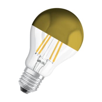 [5657052422] LED Standard topforspejlet filament 4W 827 420 lumen E27, guld