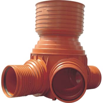 [192023110] Uponor 110 x 425 mm TP3-brønd, glat, venstre tilløb