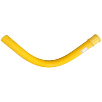 [952416130] Kaczmarek 110 mm 90 gr. PE-kabelbøjning med dobbeltmuffe, gul