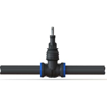 [144844332] Isiflo 32 mm Komposit Stikledningsventil med PE-ben