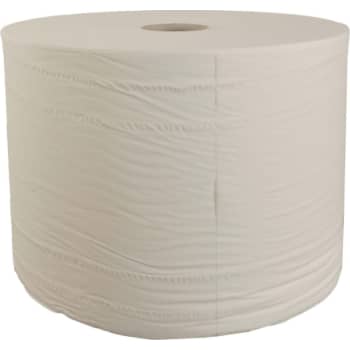 [881890884] Værkstedsrulle, 1-lags, ekstra soft, hvid, Ø38 cm, 1200 m 