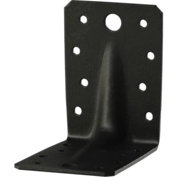 [894240113] Vinkelbeslag 401, m/rib, 90 x 90 x 65 x 2,5 mm, sort