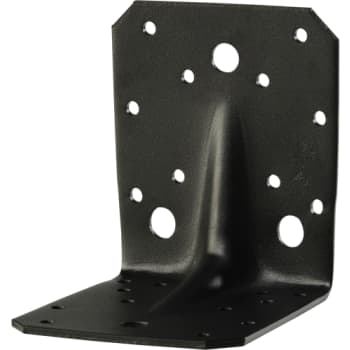 [894240114] Vinkelbeslag 402, m/rib, 105 x 105 x 90 x 3,0 mm, sort