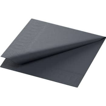 [881895670] Duni servietter, 2-lags, 24 x 24 cm, sort, 300 stk.