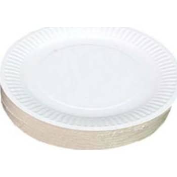 [881895736] Paptallerken, hvid, Ø23 cm, 100 stk.