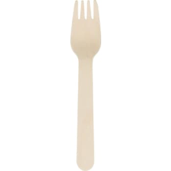 [881895814] Gaffel i voksbehandlet træ, natur, 16 cm, 100 stk.