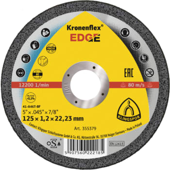 [881350291] Klingspor skæreskive EDGE Special, 125 x 1,2 mm, 1 stk.