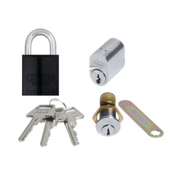 [894260002] ABUS GDS cylindersæt, oval, postkasse og hængelås inkl. 3 nøgler
