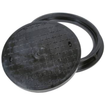 [225583100] Lauridsen 1000 mm karm/dæksel, rund, fast, 12,5 t, glasfiber