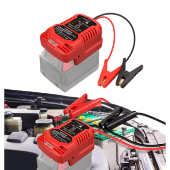 [881529102] Nødlader til 12V startbatteri med Milwaukee 18 V batteri