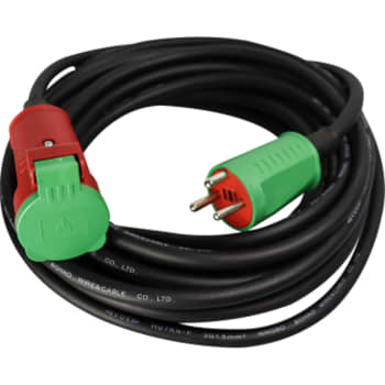 [881521641] Blue Electric kabelsæt med forlængerled, 3x1,5mm², 10 m