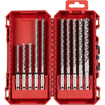 [881417348] Milwaukee P2 MX4 SDS-plus hammerborsæt med 10 bor