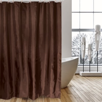 [930240260] Spirella forhæng msv chocolate 180x200 cm