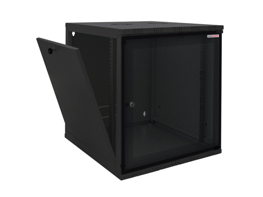 [H41983] 19" væg-rackskab - 12U B540xD400mm, Sort