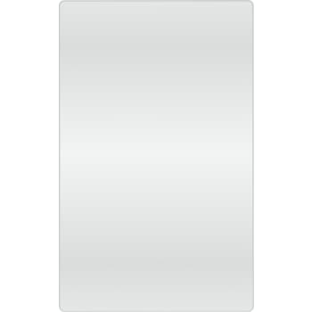 [930231045] Loevschall Refine spejl med ramme, børstet aluminium, 75x120 cm