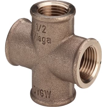 [048180304] 1/2" Rødgods Silicium Bronze kryds