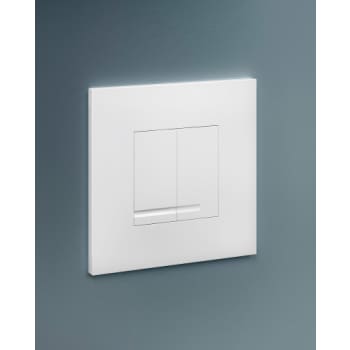 [617239420] GBG Triomont XS fronttryk metal Hvid duo til wc fikstur