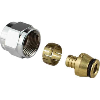 [045410216] Uponor FPL-X koblingssæt krom DR 16x2,0-M22FT