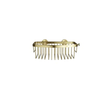 [930234328] Sæbekurv ubehandlet messing, limbar