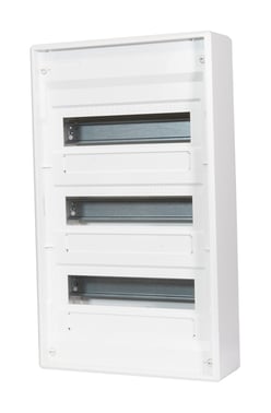 [7816402031] VISION36+6 gruppetavle med indstikklemmer, 3 rækker 36+6 moduler hvid